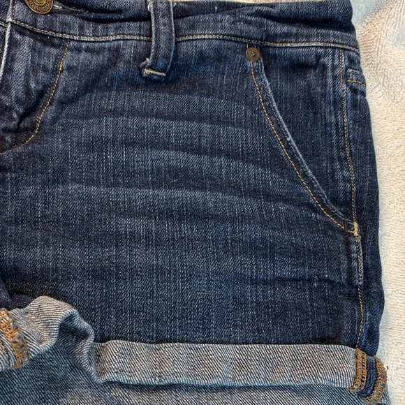 Abercrombie & Fitch Dark Blue Jean Shorts - Picture 6 of 10